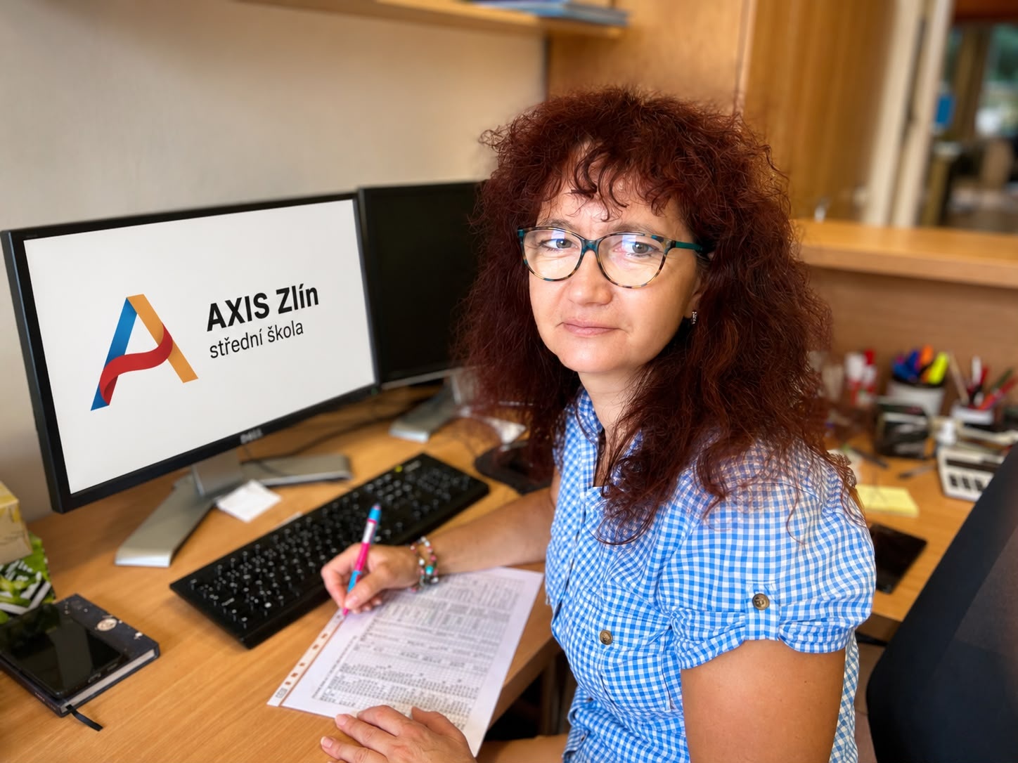 Ing. Bc. Iveta Mrázková – Referentka kanceláře školy, AXIS Zlín